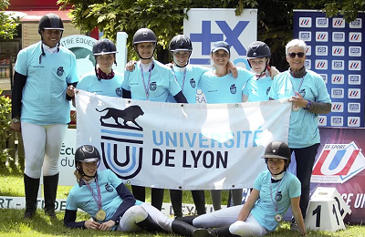 CFU 2019 quitation dressage - quipe UDL